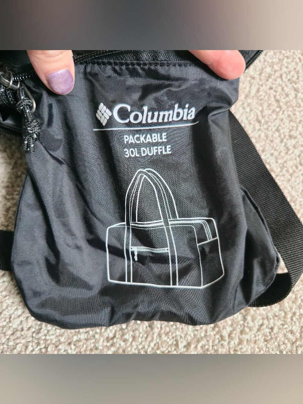 Columbia Packable Lightweight 30L Duffle Bag/Overnight Bag